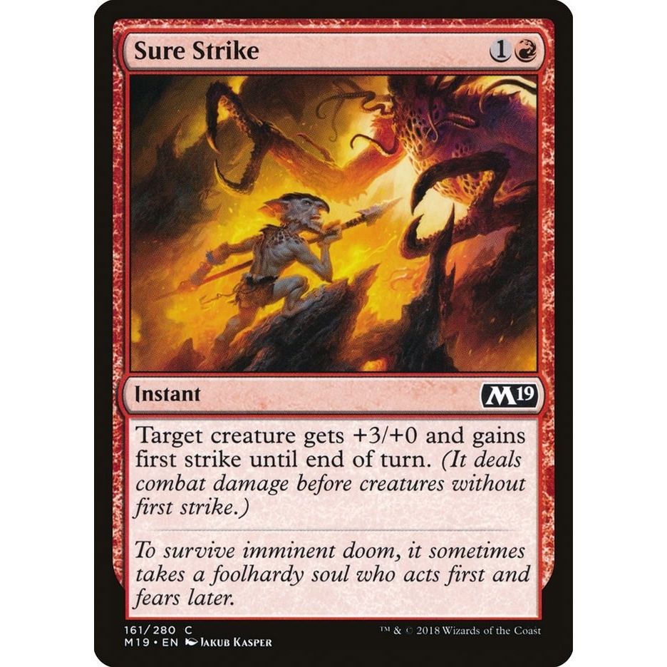Image for Sure Strike (161) (M19) - Magic: The Gathering