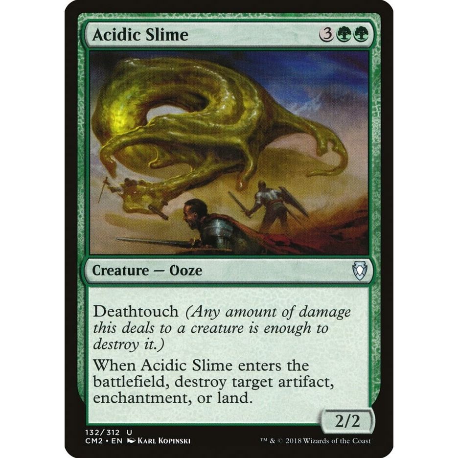 Image for Acidic Slime (132) (CM2) - Magic: The Gathering