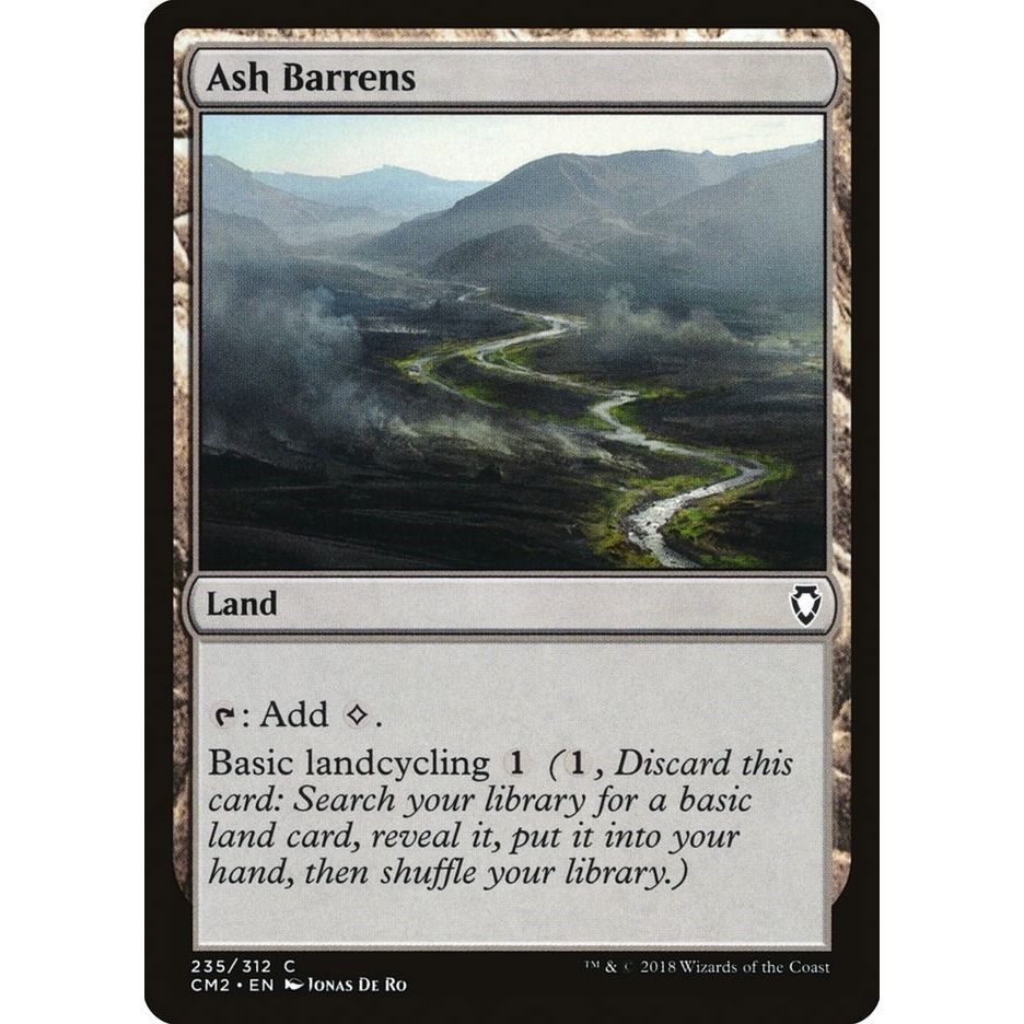 Image for Ash Barrens (235) (CM2) - Magic: The Gathering