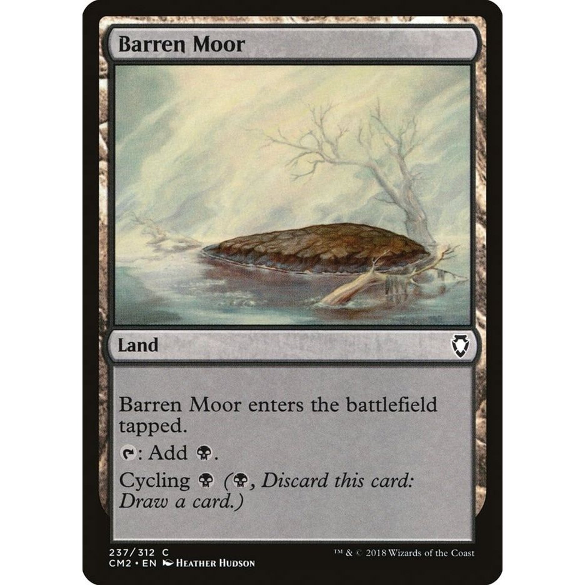 Image for Barren Moor (237) (CM2) - Magic: The Gathering