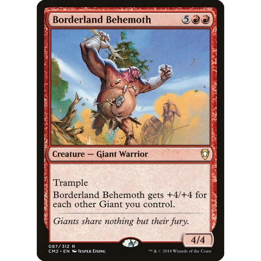 Image for Borderland Behemoth (CM2) - Magic: The Gathering