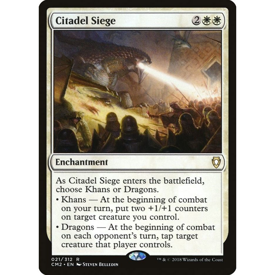 Image for Citadel Siege (21) (CM2) - Magic: The Gathering