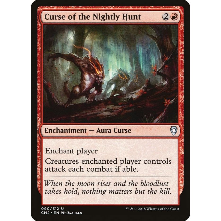 Image for Curse of the Nightly Hunt (90) (CM2) - Magic: The Gathering