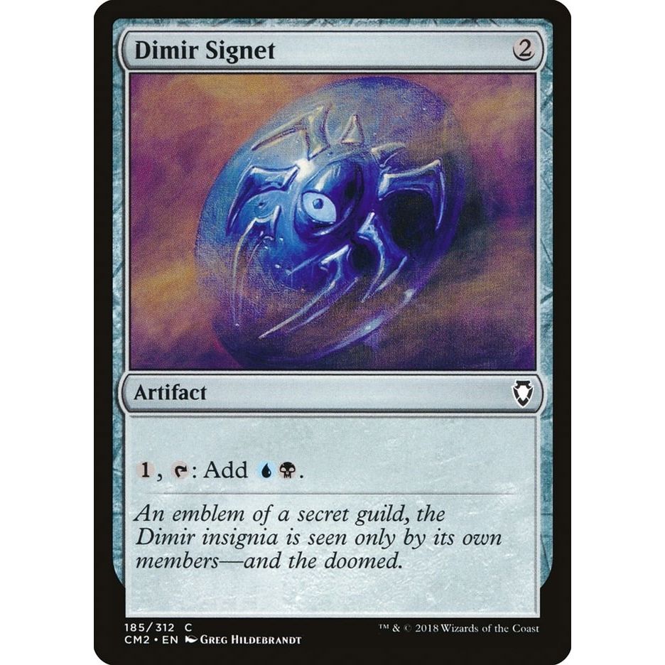 Image for Dimir Signet (185) (CM2) - Magic: The Gathering