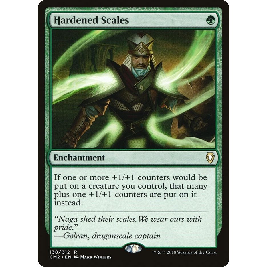 Image for Hardened Scales (138) (CM2) - Magic: The Gathering