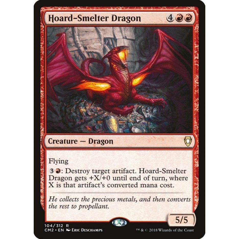 Image for Hoard-Smelter Dragon (104) (CM2) - Magic: The Gathering