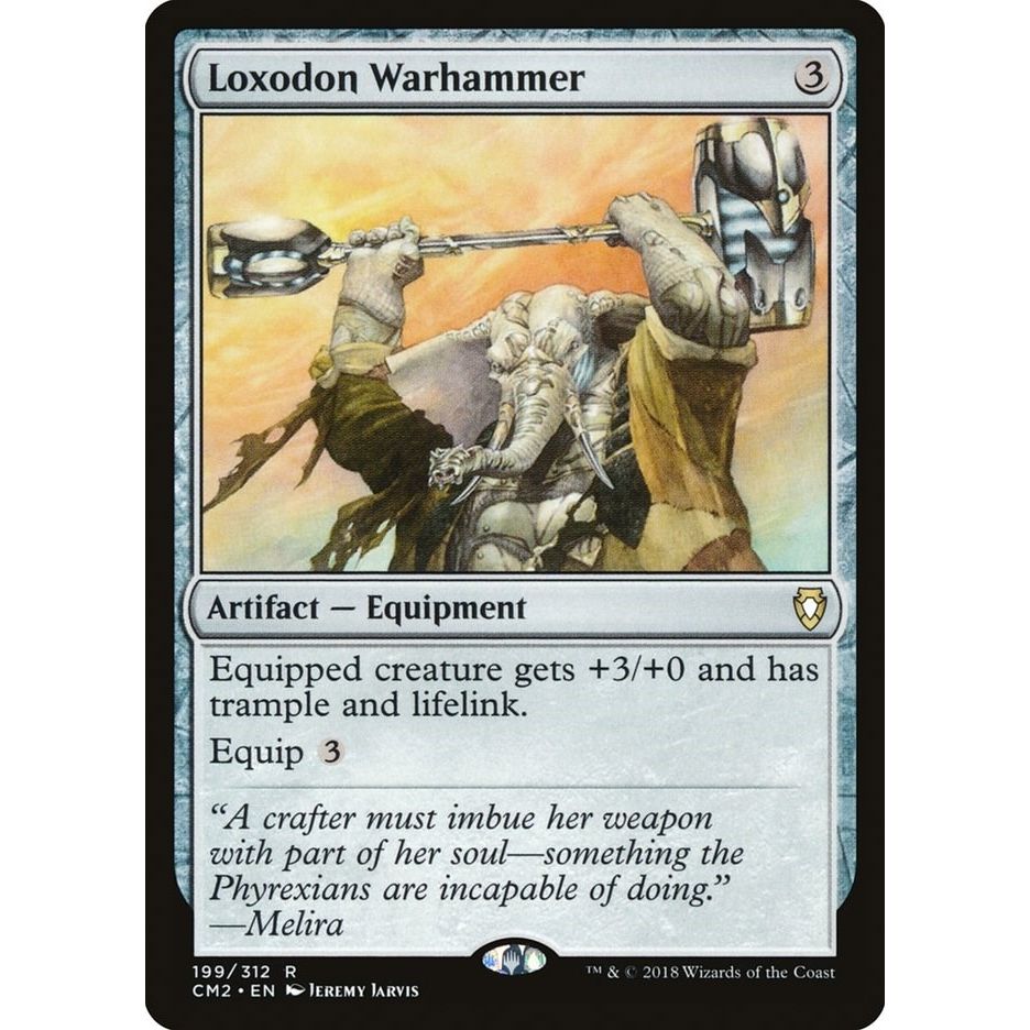 Image for Loxodon Warhammer (199) (CM2) - Magic: The Gathering