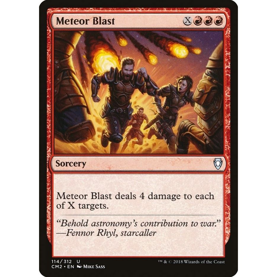 Image for Meteor Blast (114) (CM2) - Magic: The Gathering