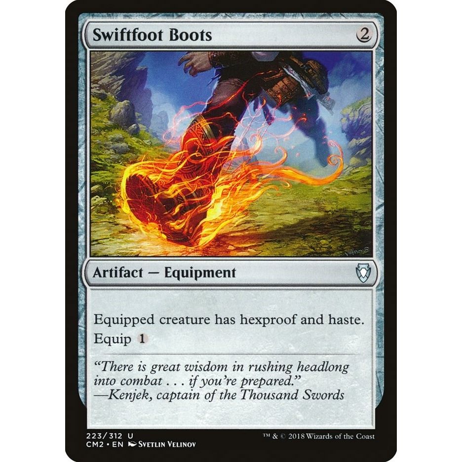 Image for Swiftfoot Boots (223) (CM2) - Magic: The Gathering