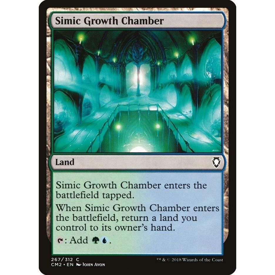 Image for Simic Growth Chamber (267) (CM2) - Magic: The Gathering