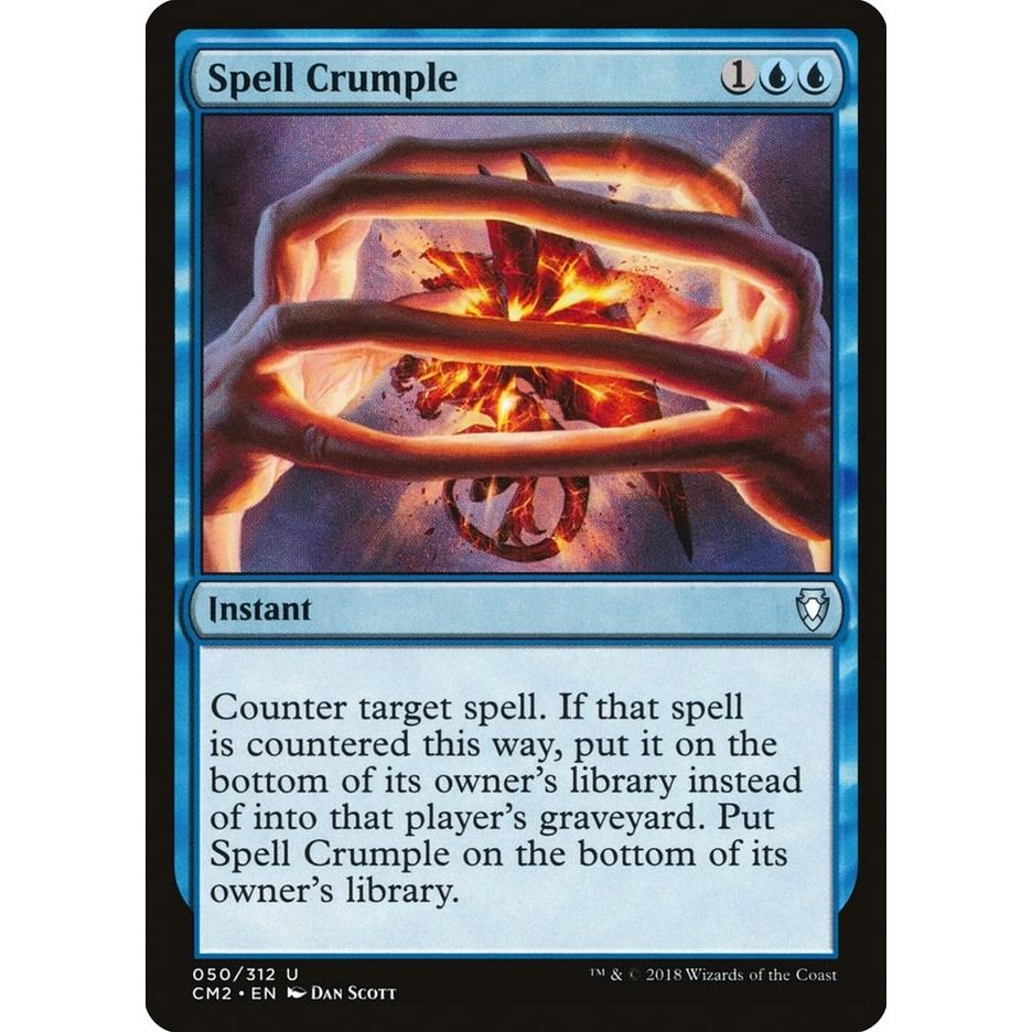 Image for Spell Crumple (50) (CM2) - Magic: The Gathering