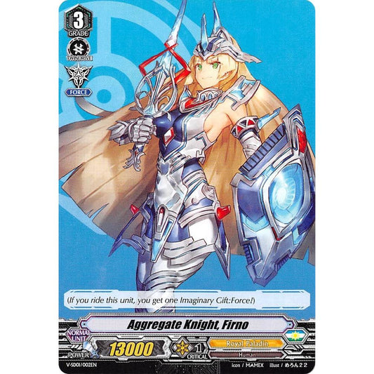 Image for Aggregate Knight, Firno (V-SD01/002EN) (V-SD01) - Cardfight Vanguard
