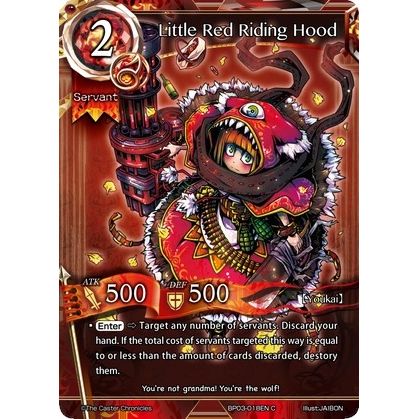 Image for Little Red Riding Hood (BP03-018EN) (BP03) - The Caster Chronicles