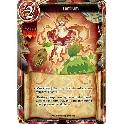 Image for Tantrum (BP03-023EN) (BP03) - The Caster Chronicles