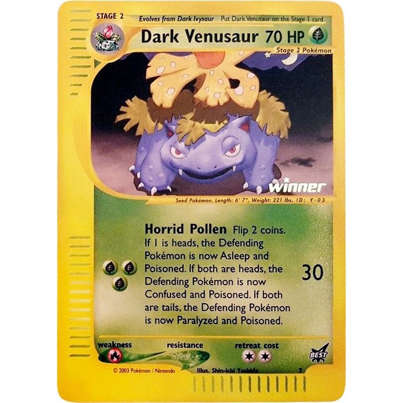 Image for Dark Venusaur - 7 [Winner] (007/009) (PR) - Pokemon