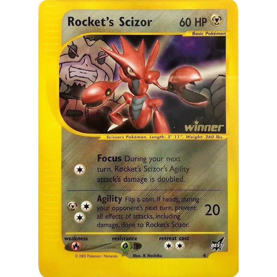 Image for Rocket's Scizor - 4 [Winner] (004/009) (PR) - Pokemon
