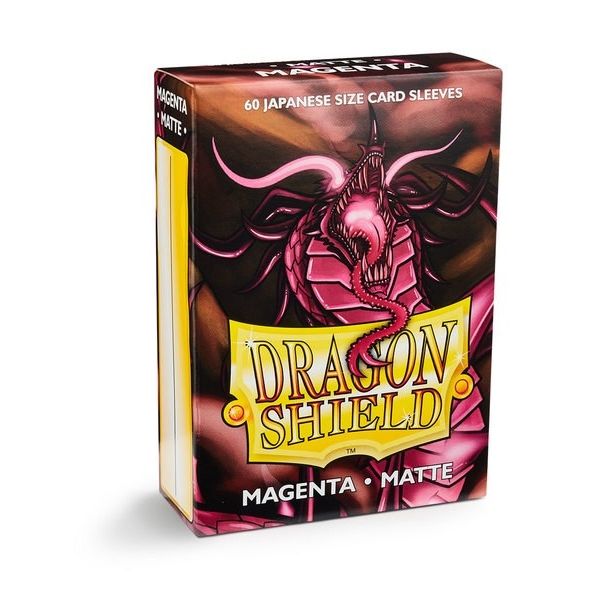 Image for Dragon Shield Matte Japanese Sleeves - Magenta (60-Pack) - Card Sleeves