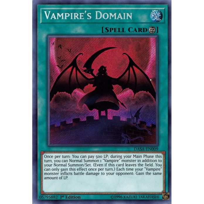 Image for Vampire's Domain (DASA-EN009) (DASA) - YuGiOh