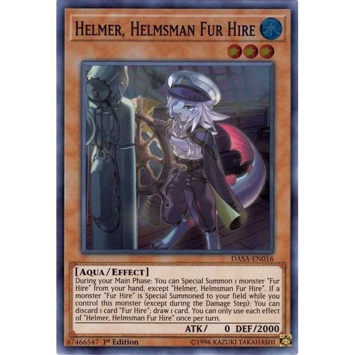 Image for Helmer, Helmsman Fur Hire (DASA-EN016) (DASA) - YuGiOh