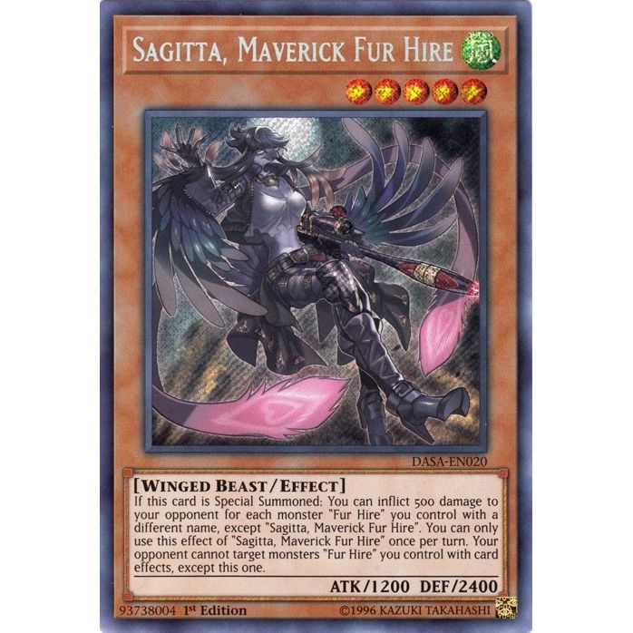 Image for Sagitta, Maverick Fur Hire (DASA-EN020) (DASA) - YuGiOh