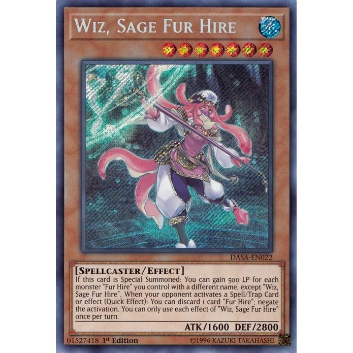 Image for Wiz, Sage Fur Hire (DASA-EN022) (DASA) - YuGiOh