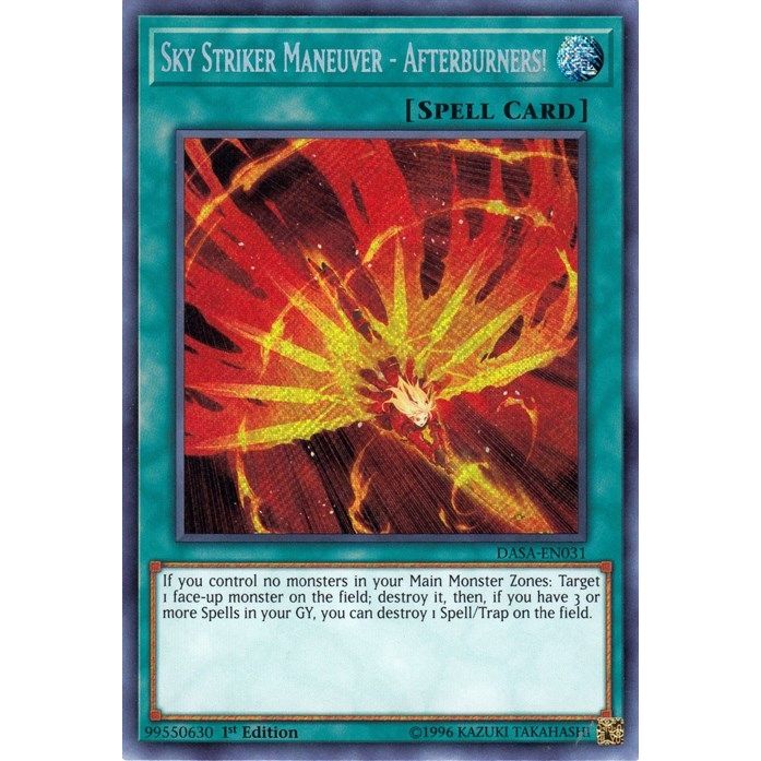 Image for Sky Striker Maneuver - Afterburners! (DASA-EN031) (DASA) - YuGiOh