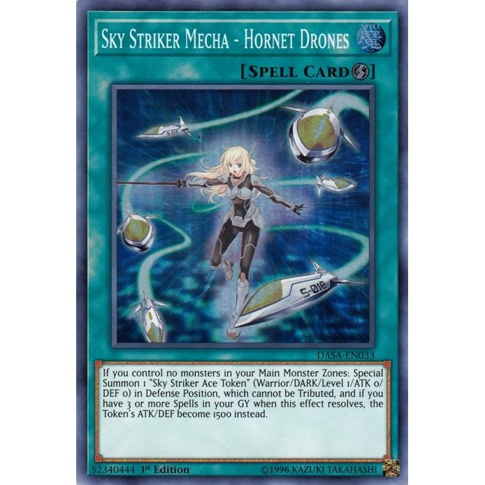 Image for Sky Striker Mecha - Hornet Drones (DASA-EN033) (DASA) - YuGiOh