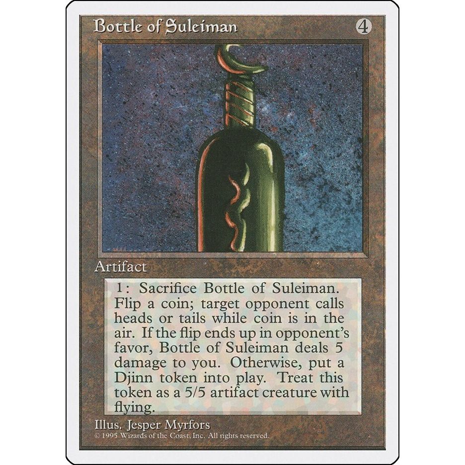 Image for Bottle of Suleiman (4ED) - Magic: The Gathering