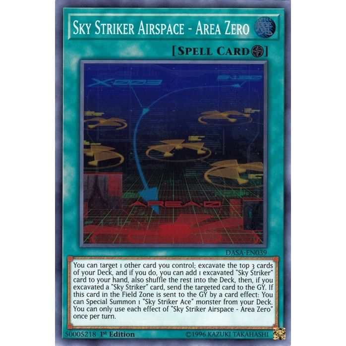 Image for Sky Striker Airspace - Area Zero (DASA-EN039) (DASA) - YuGiOh