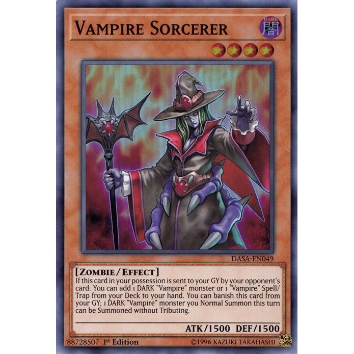 Image for Vampire Sorcerer (DASA-EN049) (DASA) - YuGiOh