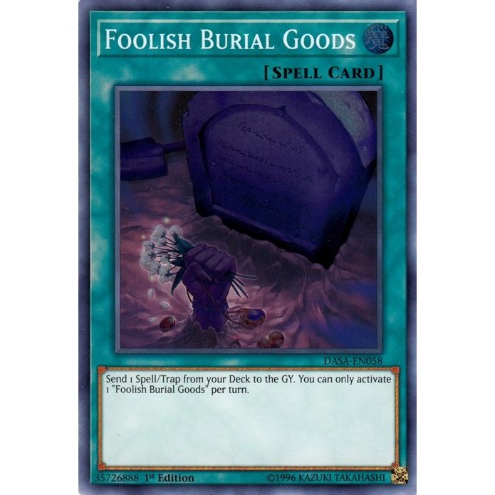 Image for Foolish Burial Goods (DASA-EN058) (DASA) - YuGiOh