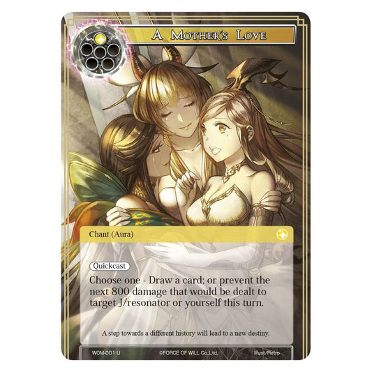 Image for A Mother's Love (WOM-001) (WOM) - Force of Will