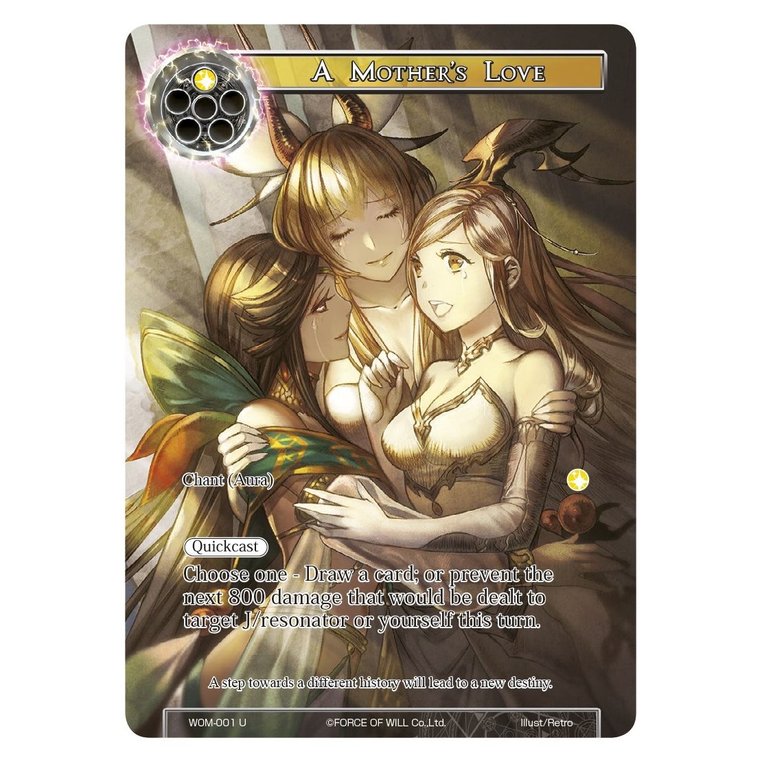 Image for A Mother's Love (Full Art) (WOM-001) (WOM) - Force of Will