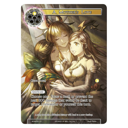 Image for A Mother's Love (Full Art) (WOM-001) (WOM) - Force of Will