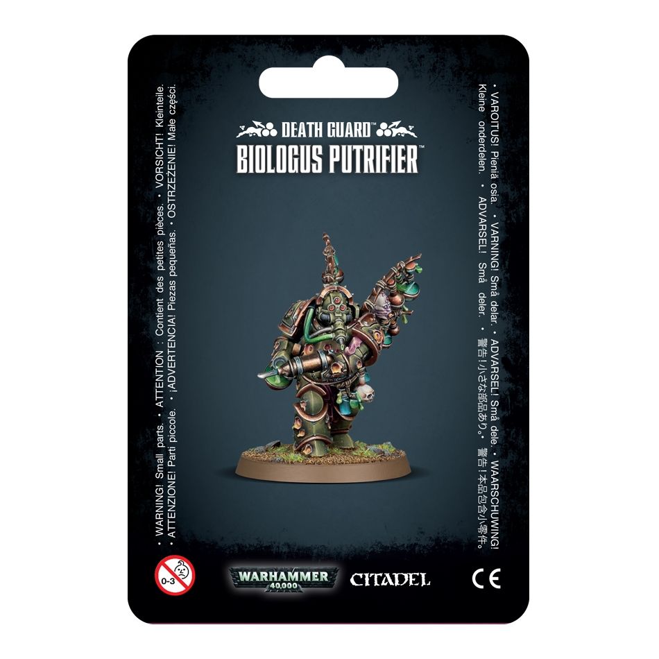 Image for Warhammer: 40K - Death Guard Biologus Putrifier - Warhammer Clampacks