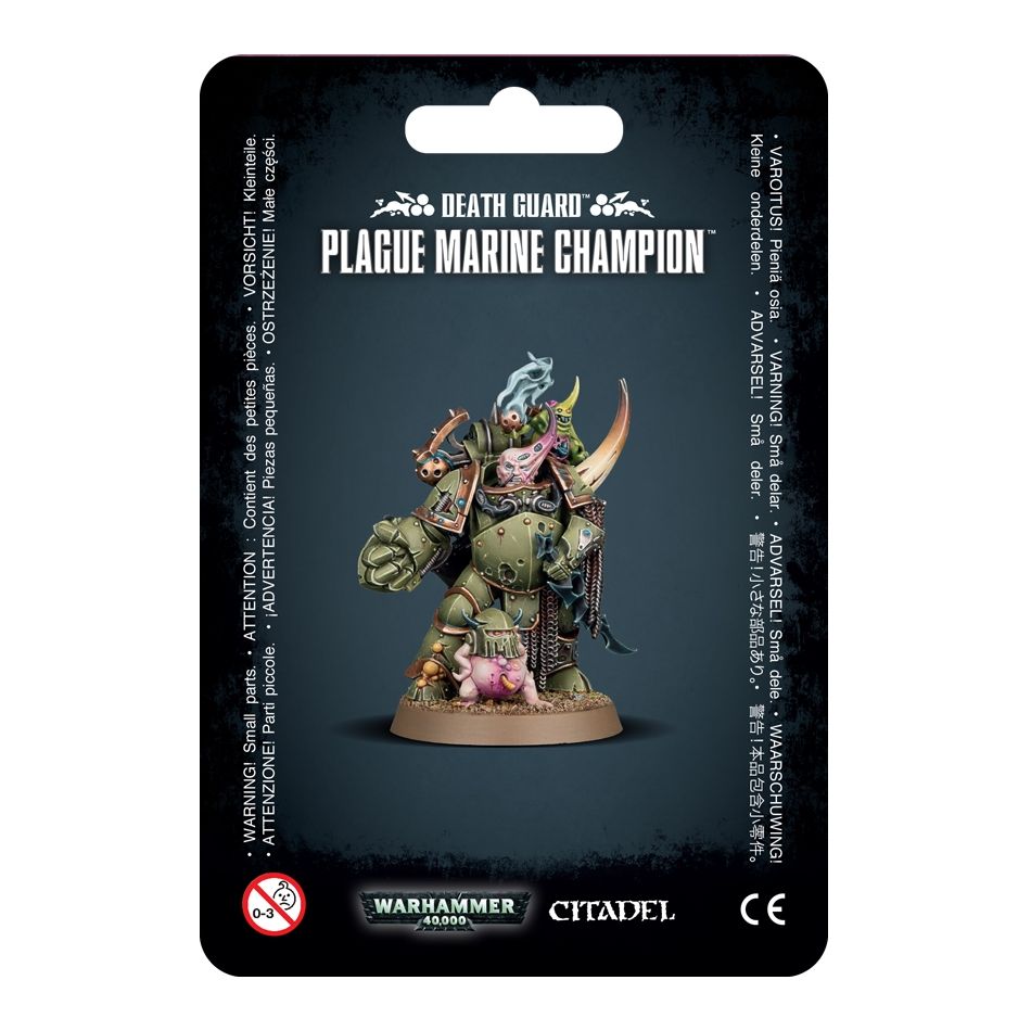 Image for Warhammer: 40K - Death Guard Plague Marine Champion - Warhammer Clampacks