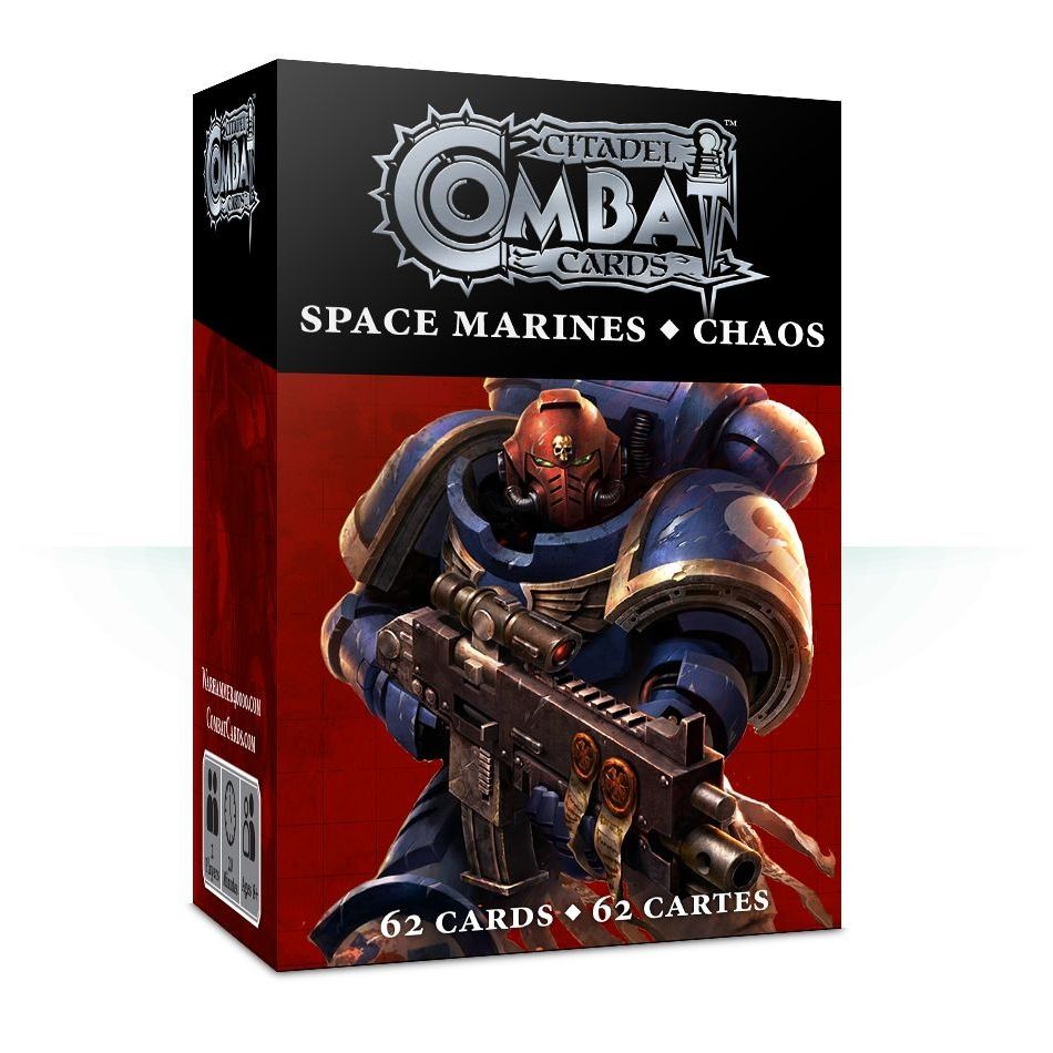 Image for Citadel Combat Cards: Space Marines & Chaos Marines - Warhammer Game Accessories