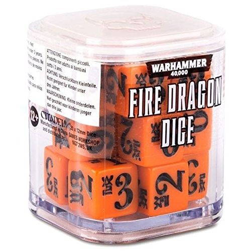 Image for Warhammer: 40K - Fire Dragon Dice (20-Pack) - Warhammer Game Accessories