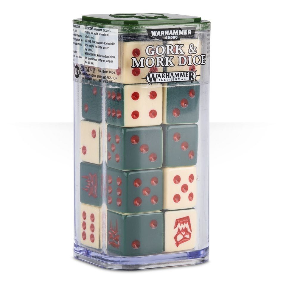Image for Warhammer: 40K - Gork And Mork Dice (20-Pack) - Warhammer Game Accessories