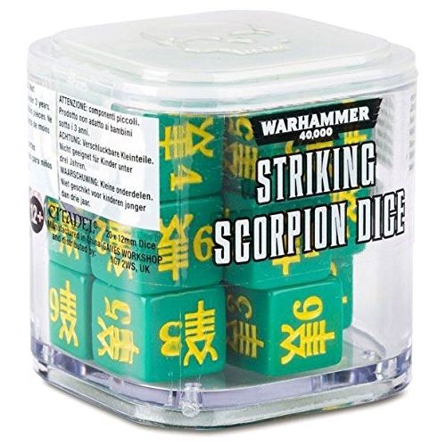 Image for Warhammer: 40K - Striking Scorpion Dice (20-Pack) - Warhammer Game Accessories
