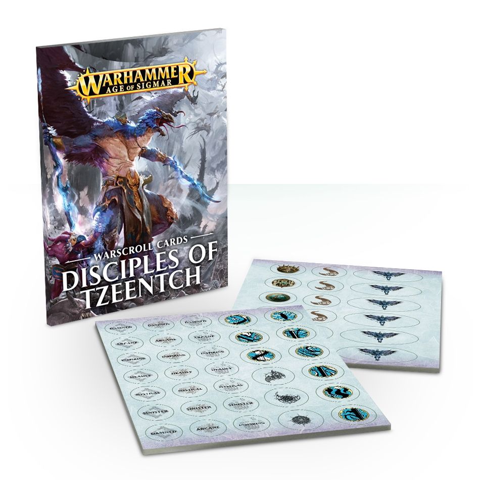 Image for Warhammer: Age of Sigmar - Warscrolls: Disciples Of Tzeentch - Warhammer Game Accessories
