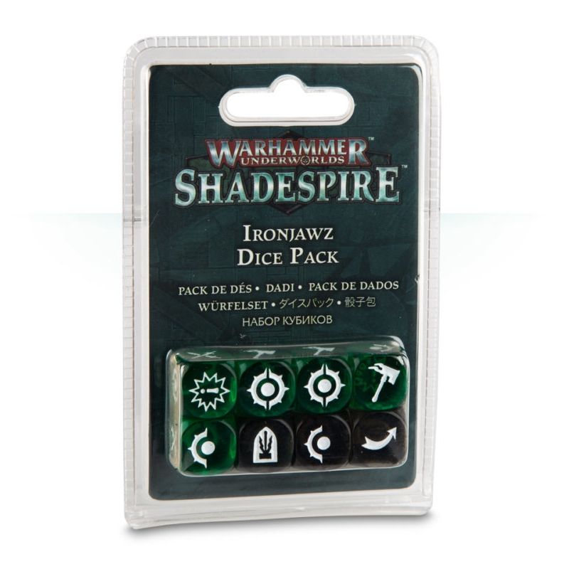 Image for Warhammer: Underworlds - Ironjawz Dice Pack (8-Pack) - Warhammer Game Accessories