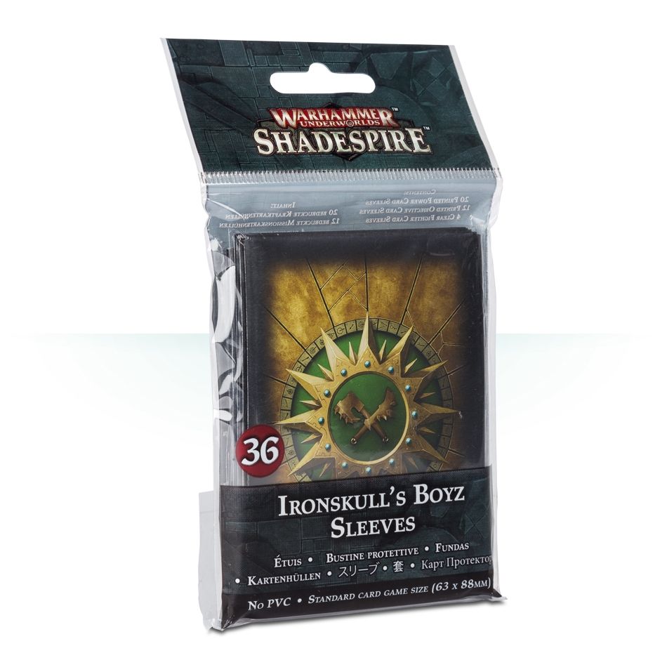 Image for Warhammer: Underworlds - Ironskull's Boyz Sleeves (36-Pack) - Warhammer Game Accessories