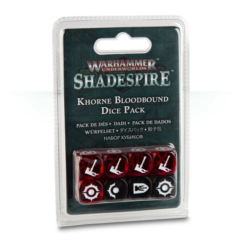 Image for Warhammer: Underworlds - Khorne Bloodbound Dice (8-Pack) - Warhammer Game Accessories
