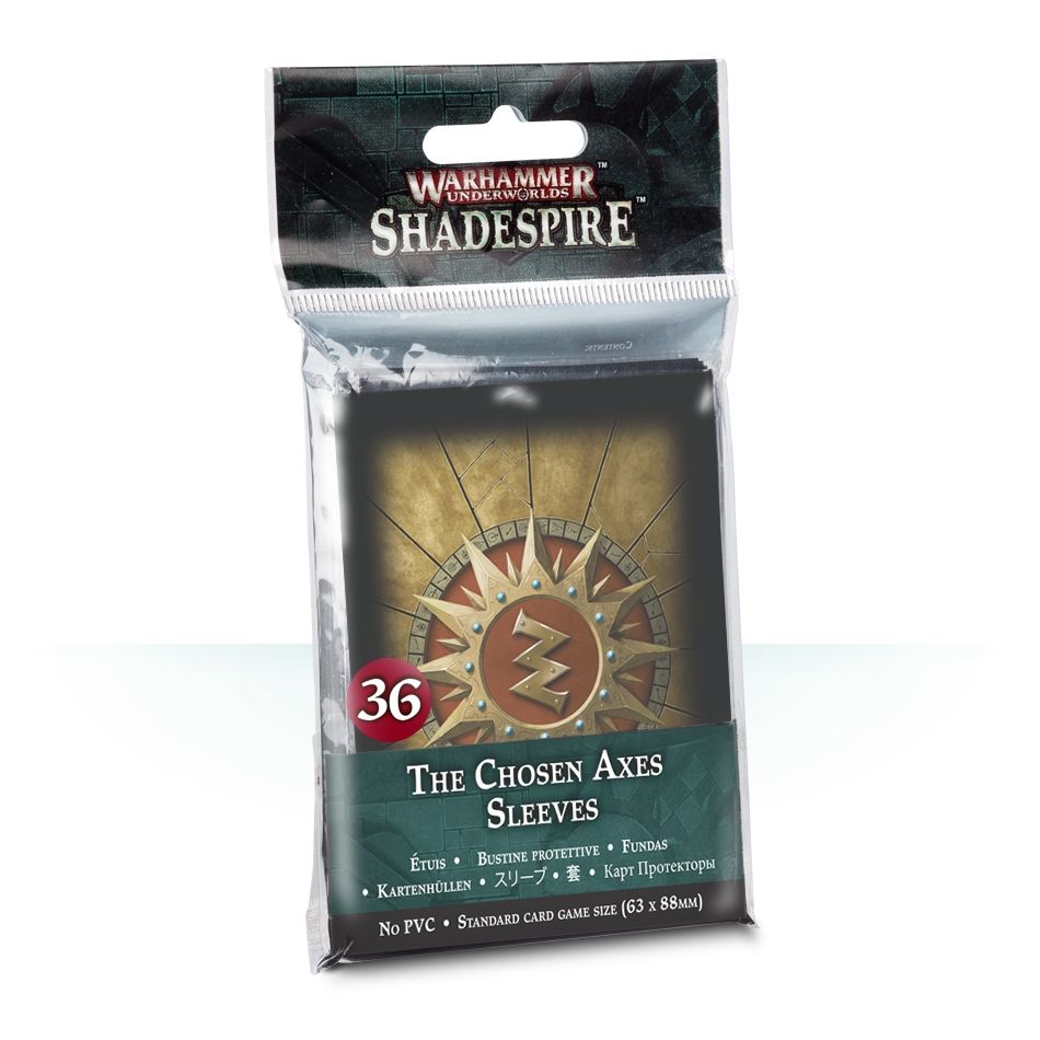 Image for Warhammer: Underworlds - The Chosen Axes Sleeves (36-Pack) - Warhammer Game Accessories