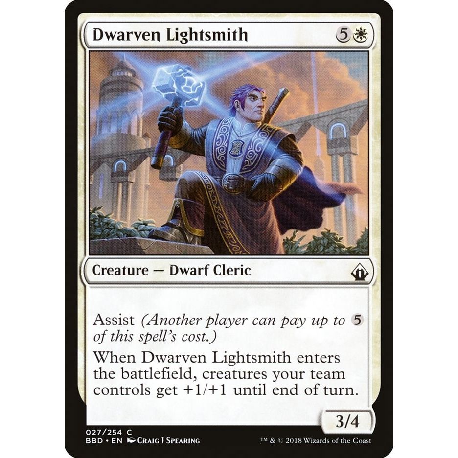 Image for Dwarven Lightsmith (27) (BBD) - Magic: The Gathering