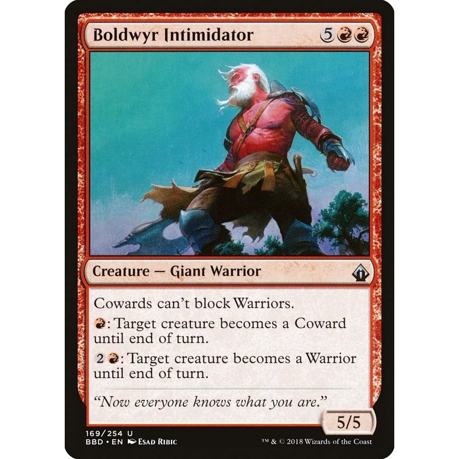 Image for Boldwyr Intimidator (169) (BBD) - Magic: The Gathering