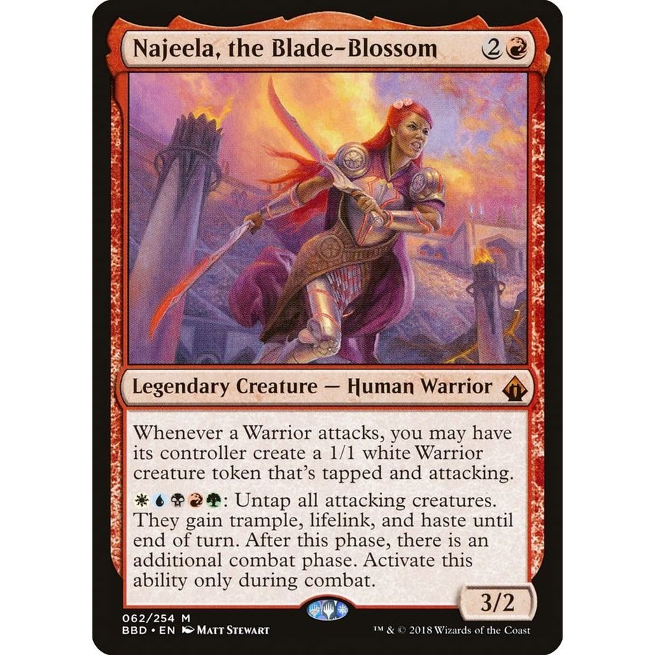 Image for Najeela, the Blade-Blossom (62) (BBD) - Magic: The Gathering
