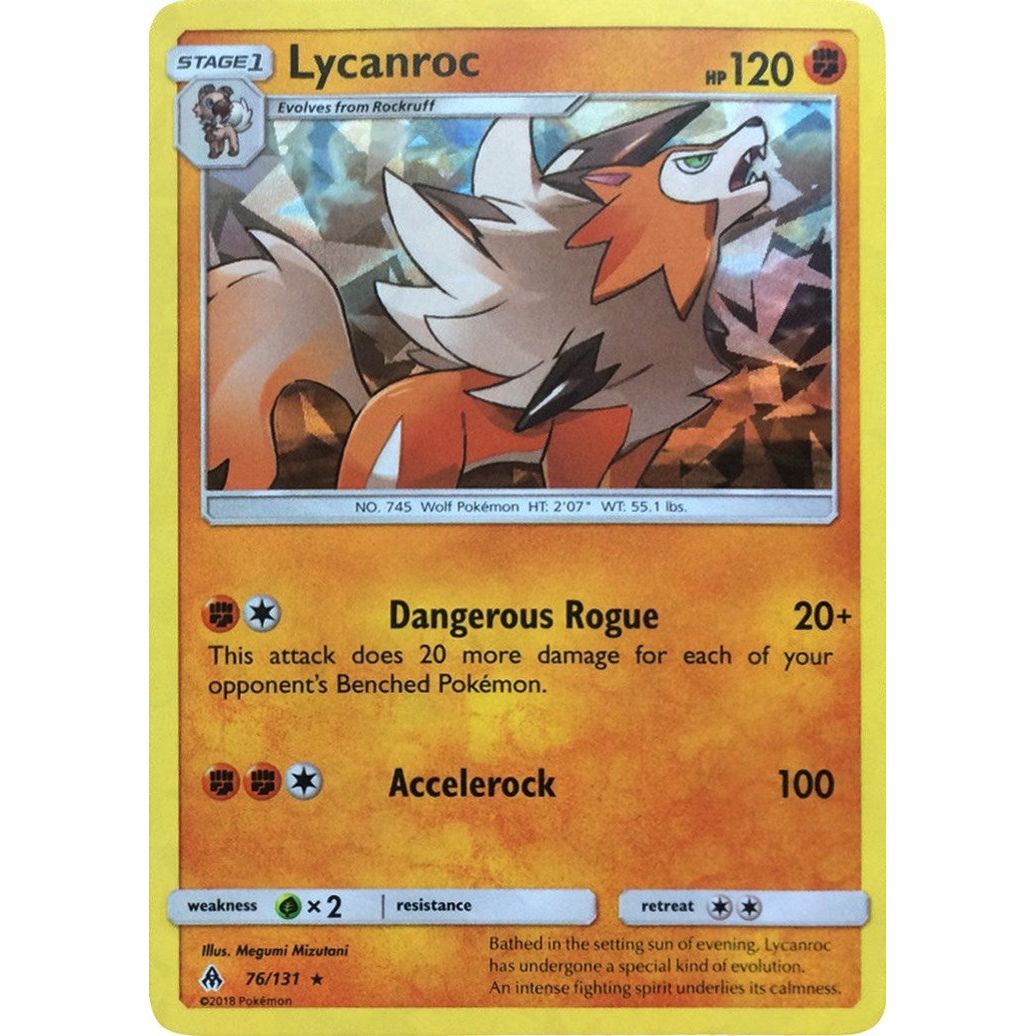 Image for Lycanroc - 76/131 (SM Forbidden Light) (076/131) (PR) - Pokemon