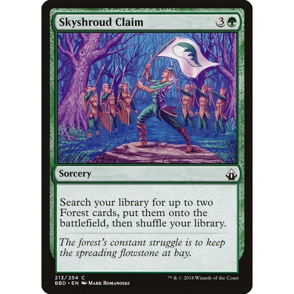 Image for Skyshroud Claim (213) (BBD) - Magic: The Gathering